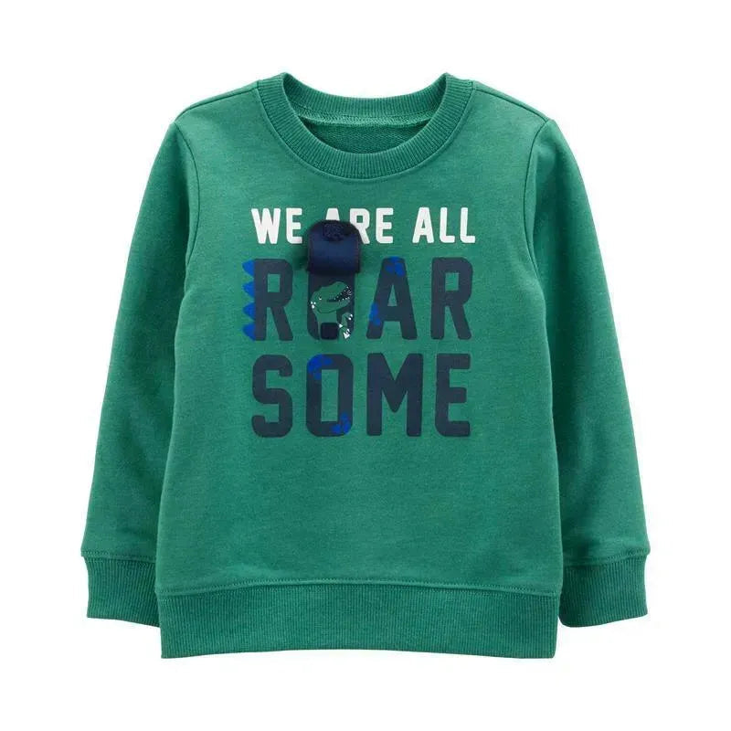 Carters - Baby Boy Sweatshirt Green Roar