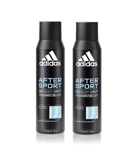2xPack Adidas After-Sport Deodorant Spray - 300 ml