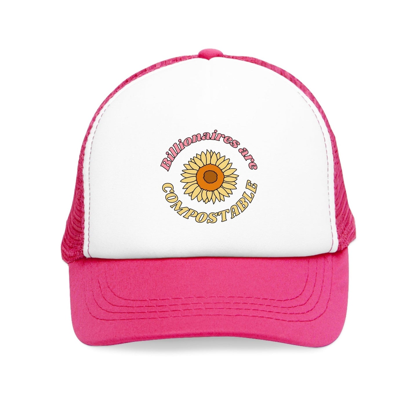 Billionaires are Compostable Unisex Mesh Cap
