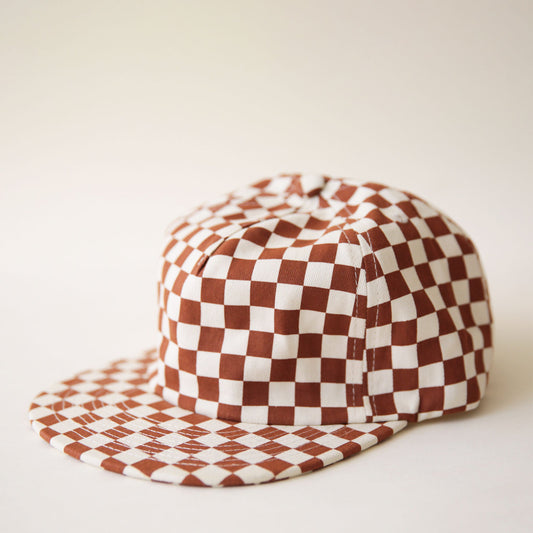 Checkerboard Field Trip Hat | Rust