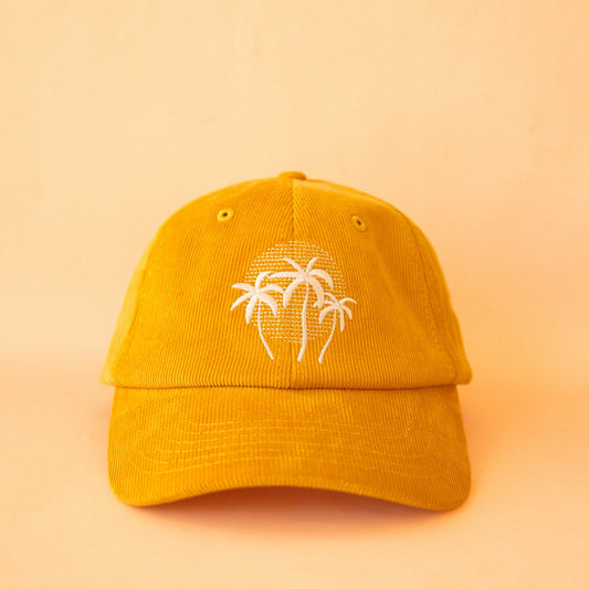Palm Sunset Baseball Hat | Golden