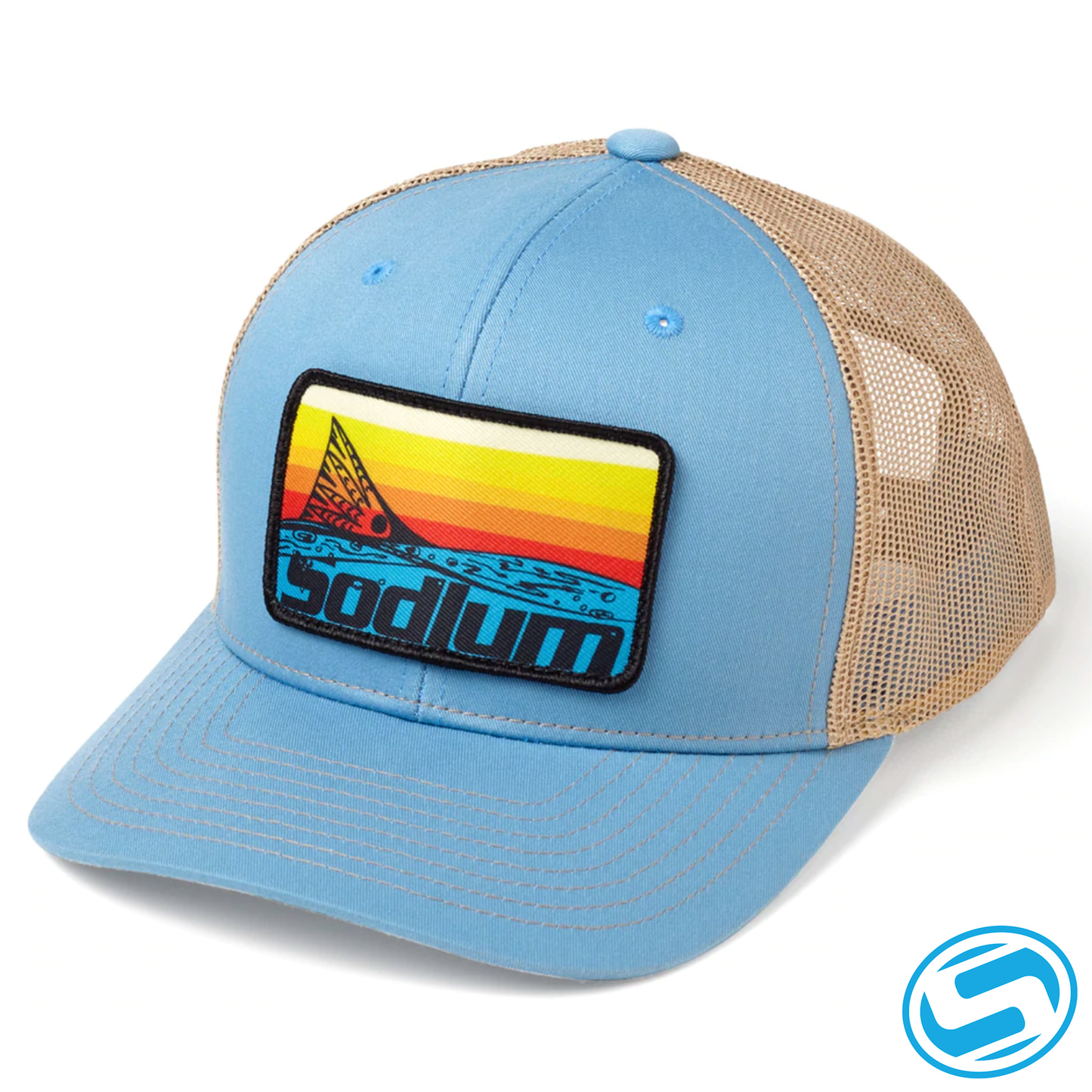 Men's Sodium Sunset Redfish Trucker Adjustable Hat