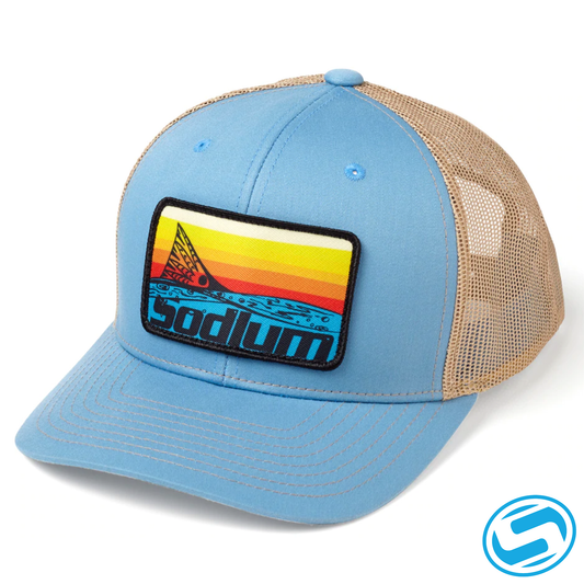 Men's Sodium Sunset Redfish Trucker Adjustable Hat
