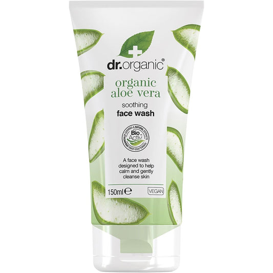 DR ORGANIC Face Wash Creamy Aloe Vera 150ml