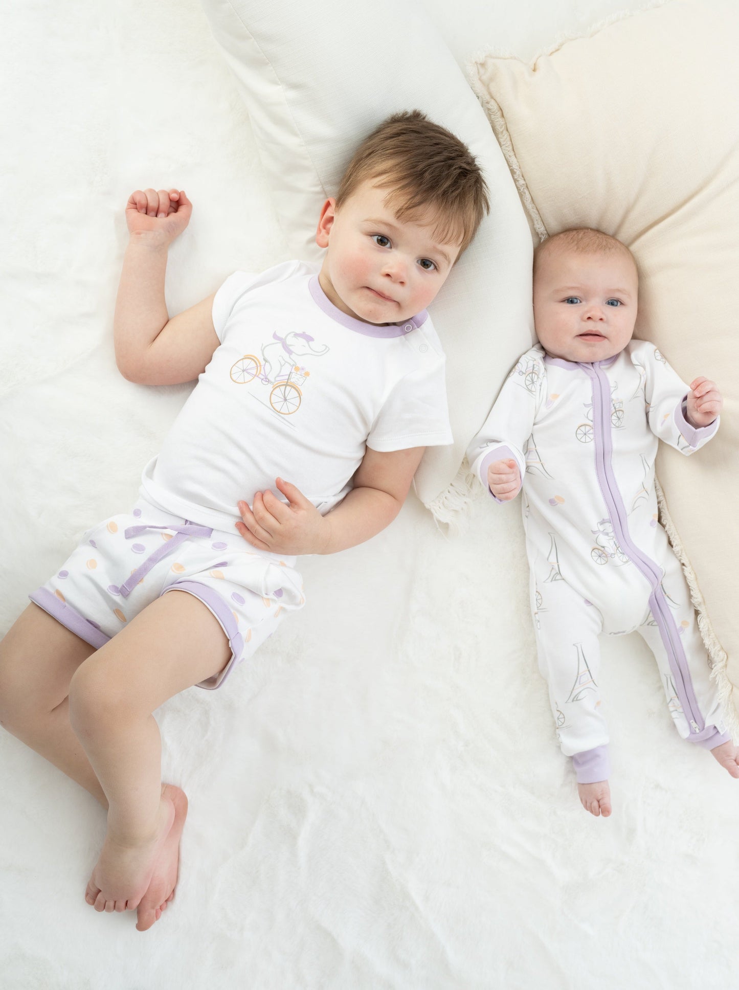 Organic Cotton Shorts - Macarons by Little Moy