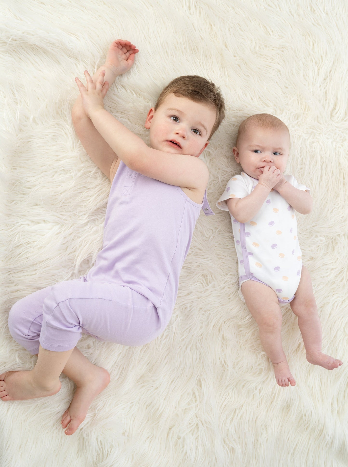 Organic Cotton Overall - Lavender by Little Moy