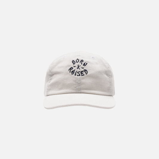Born X Raised x Mitchell & Ness Westside Rocker Cap - White