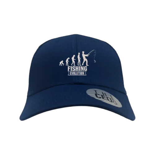 Fishing Evolution Embroidered Trucker Hat