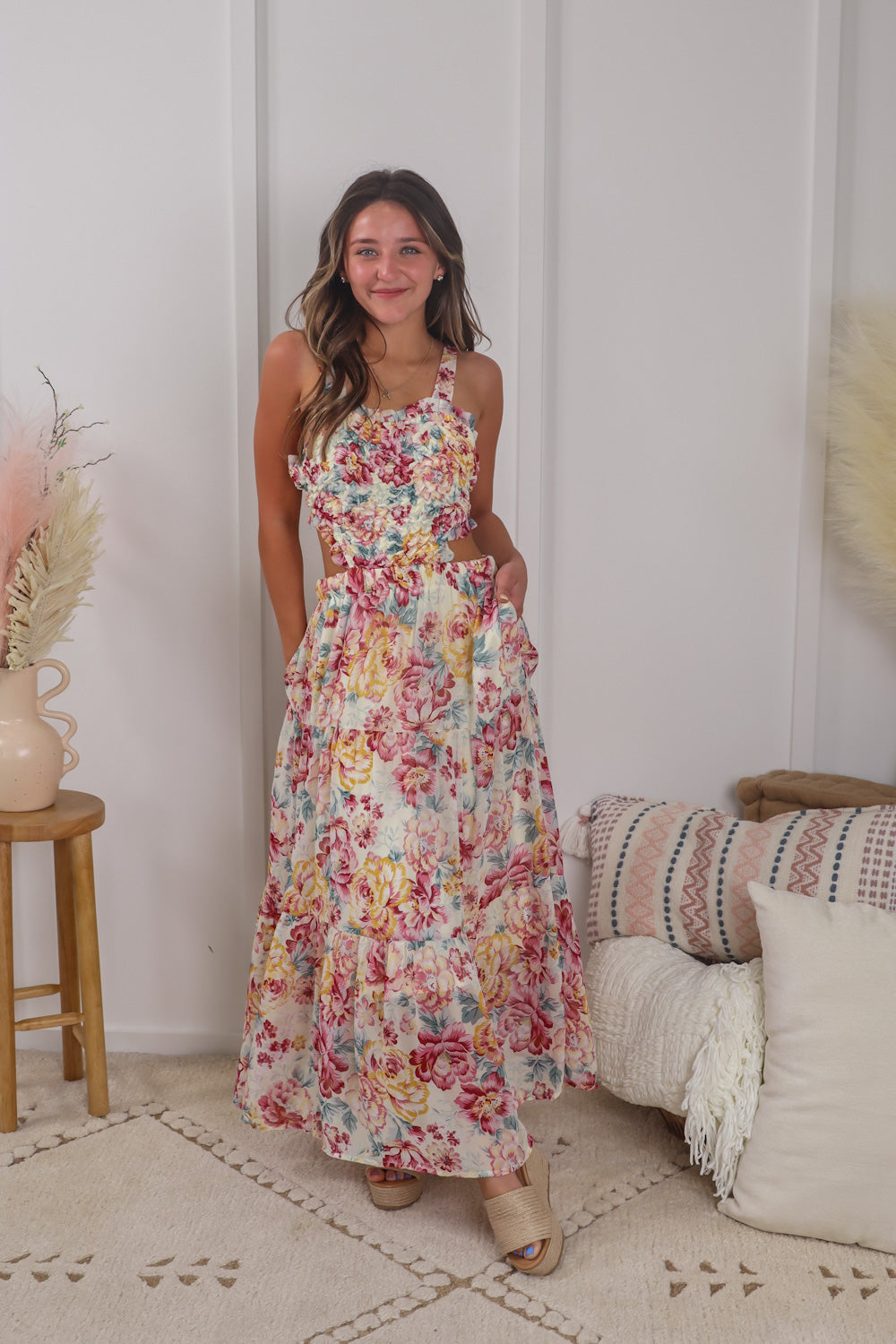 Heartfelt Blossoms Maxi Dress