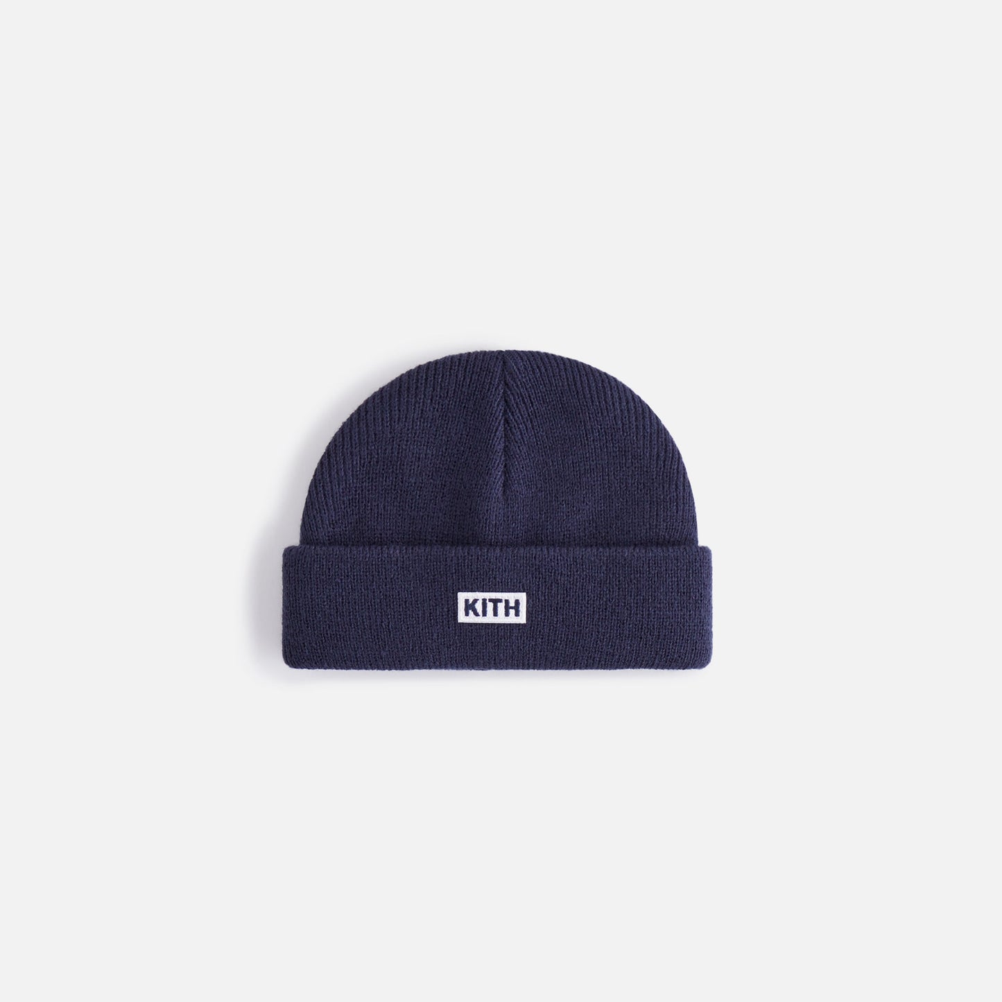 Kith Baby Logo Classic Rib Beanie - Nocturnal