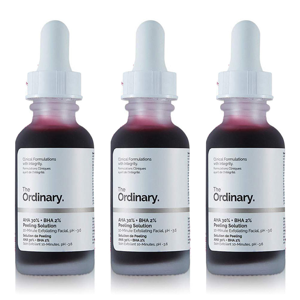 The Ordinary AHA 30% + BHA 2% Peeling Solution- 10min Exfoliating Facial- pH 3.6 - 1fl.oz/30ml - Original The Ordinary Imported From Canada