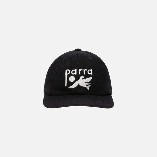 by Parra Bird Dodging Ball 6 Panel Cap - Black