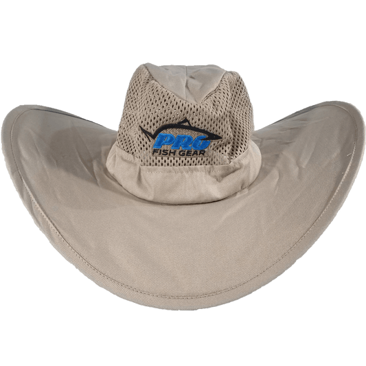 Pro Fish Gear Pop Hat Packable Sun Hat - Khaki