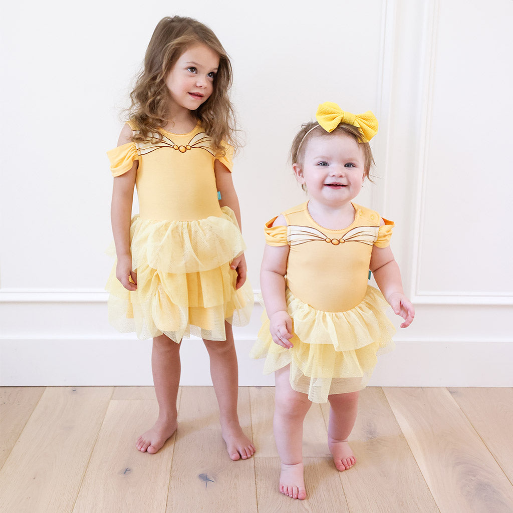 Disney Belle Tulle Bodysuit Dress