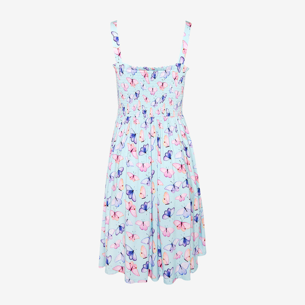 Bebe Women's Sleeveless Smocked Dress