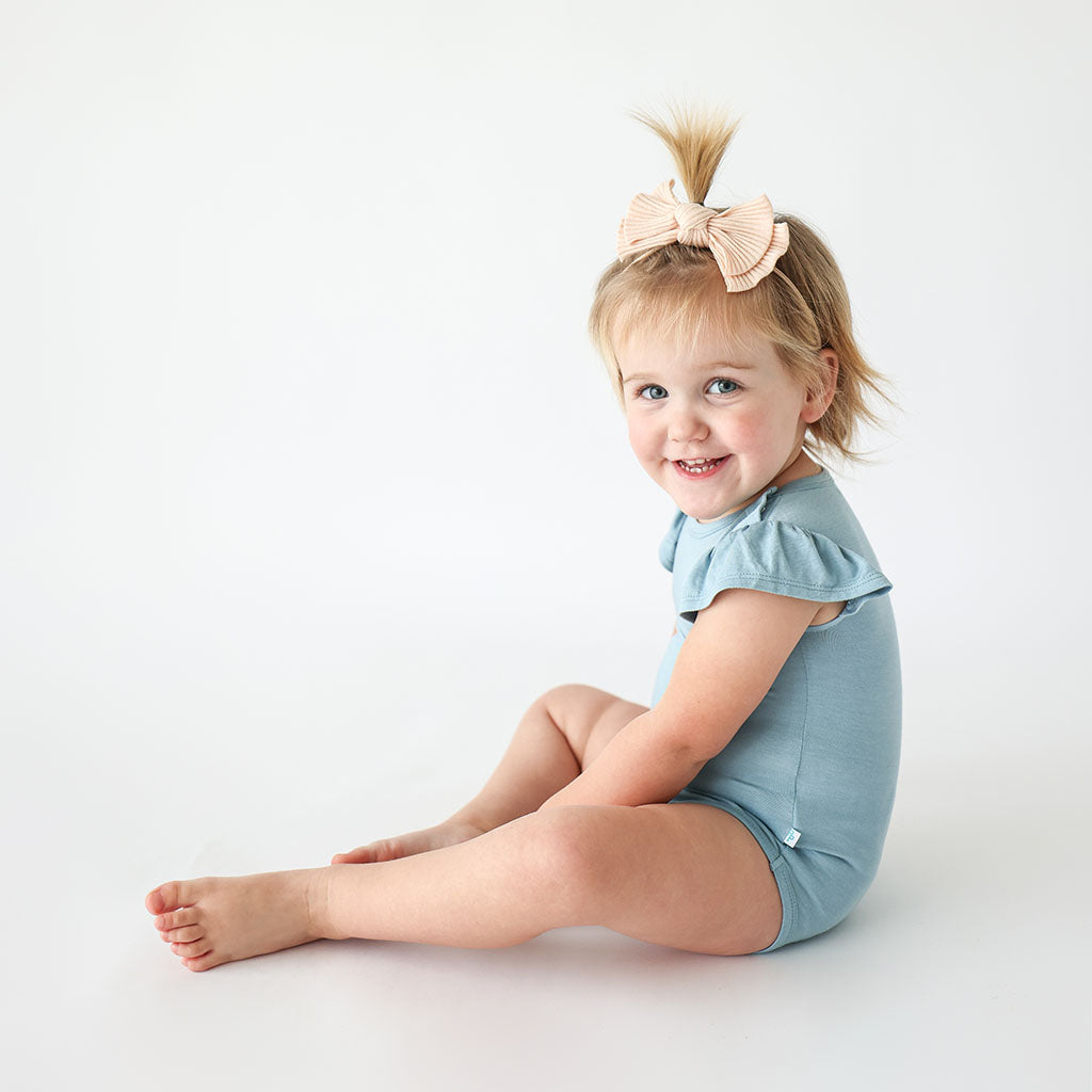 Summer Stone Ruffled Twirl Bodysuit Dress