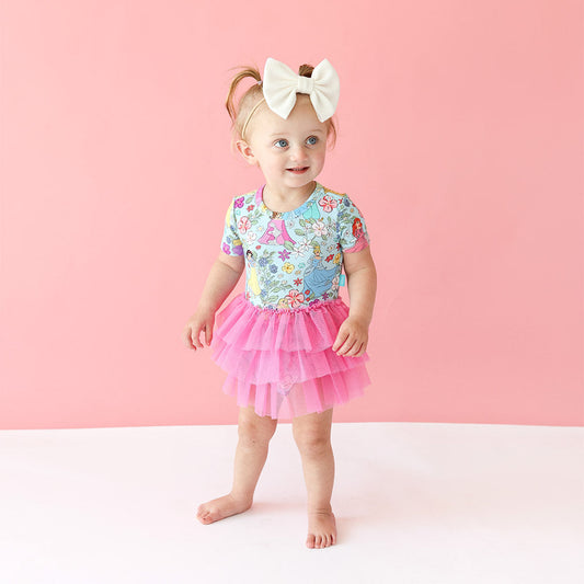 Disney Princesses Tulle Skirt Bodysuit Dress