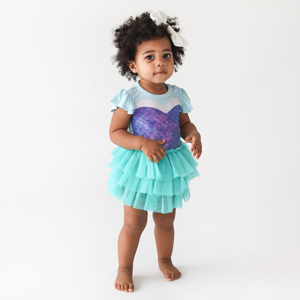 Disney's The Little Mermaid Magical Mermaid Tulle Skirt Bodysuit Dress