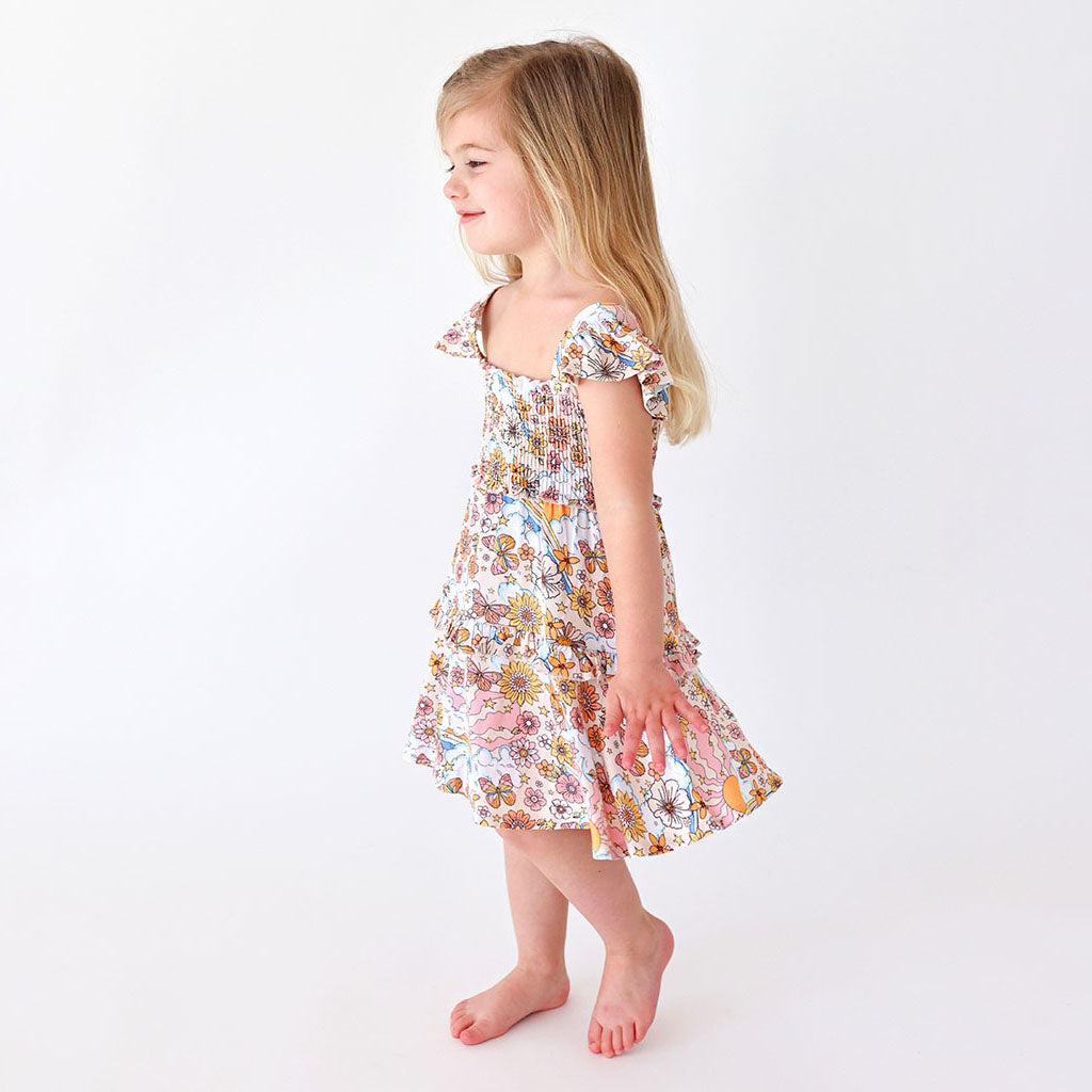Dolly Smocked Babydoll Dress