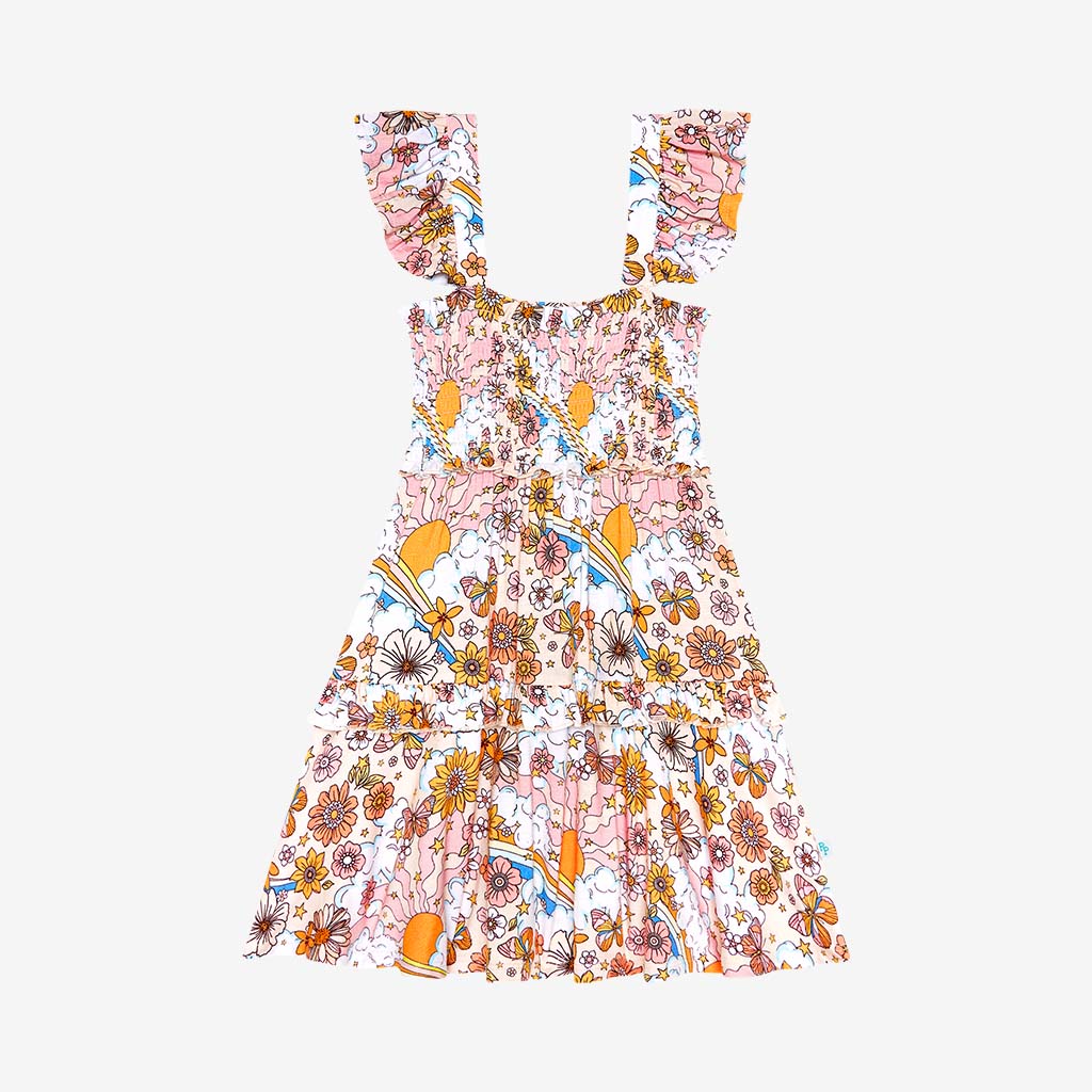 Dolly Smocked Babydoll Dress