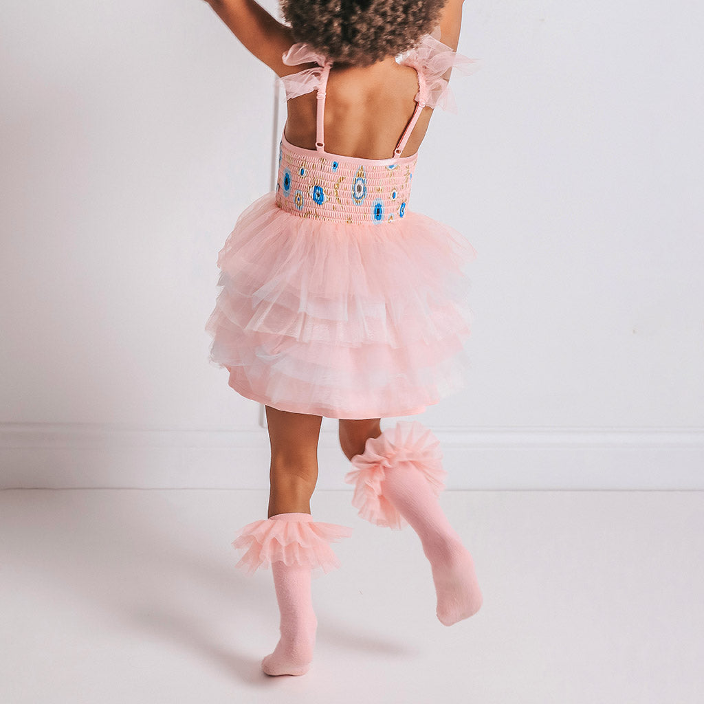 Posh Fiona Tulle Smocked Dress