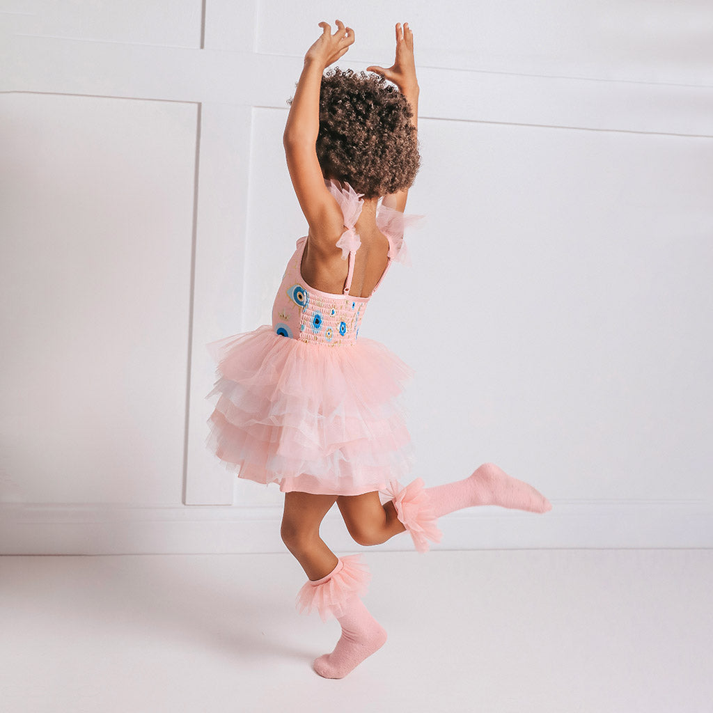 Posh Fiona Tulle Smocked Dress