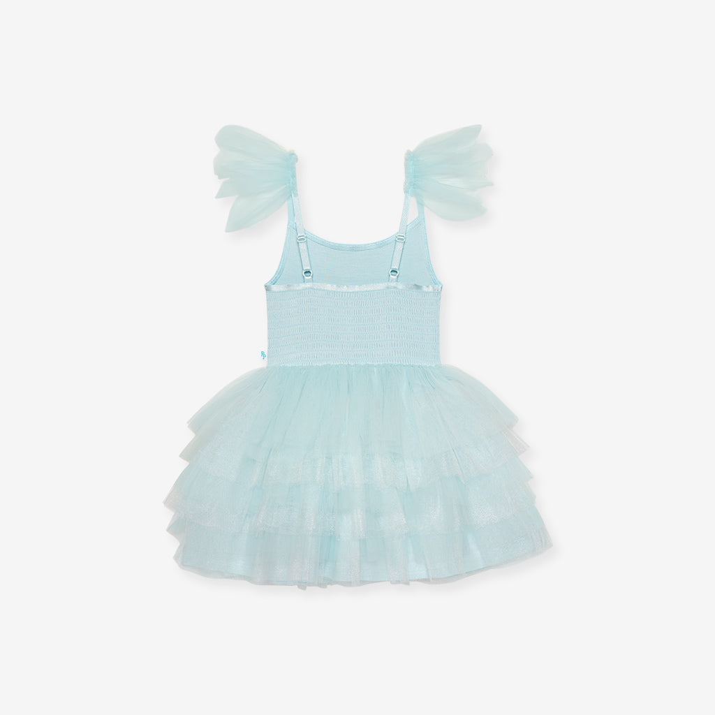 Starry Blue Tulle Smocked Dress