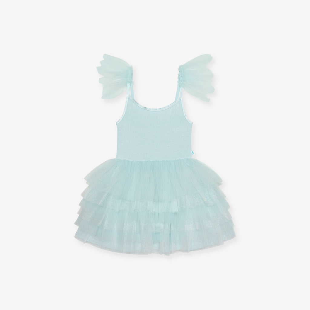 Starry Blue Tulle Smocked Dress