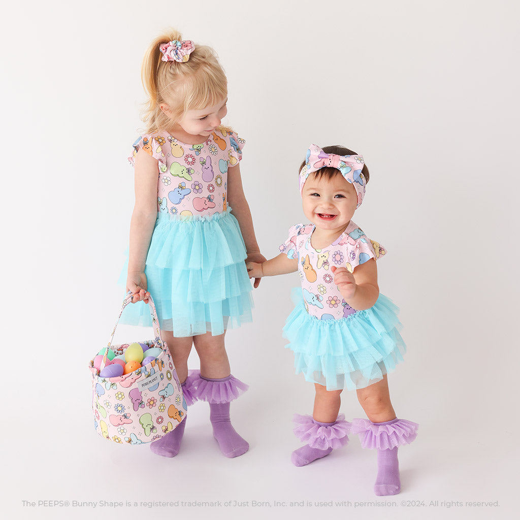 Addison Mae Tulle Bodysuit Dress