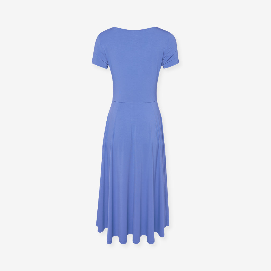Chatham Blue Women's Scoop Midi Dress