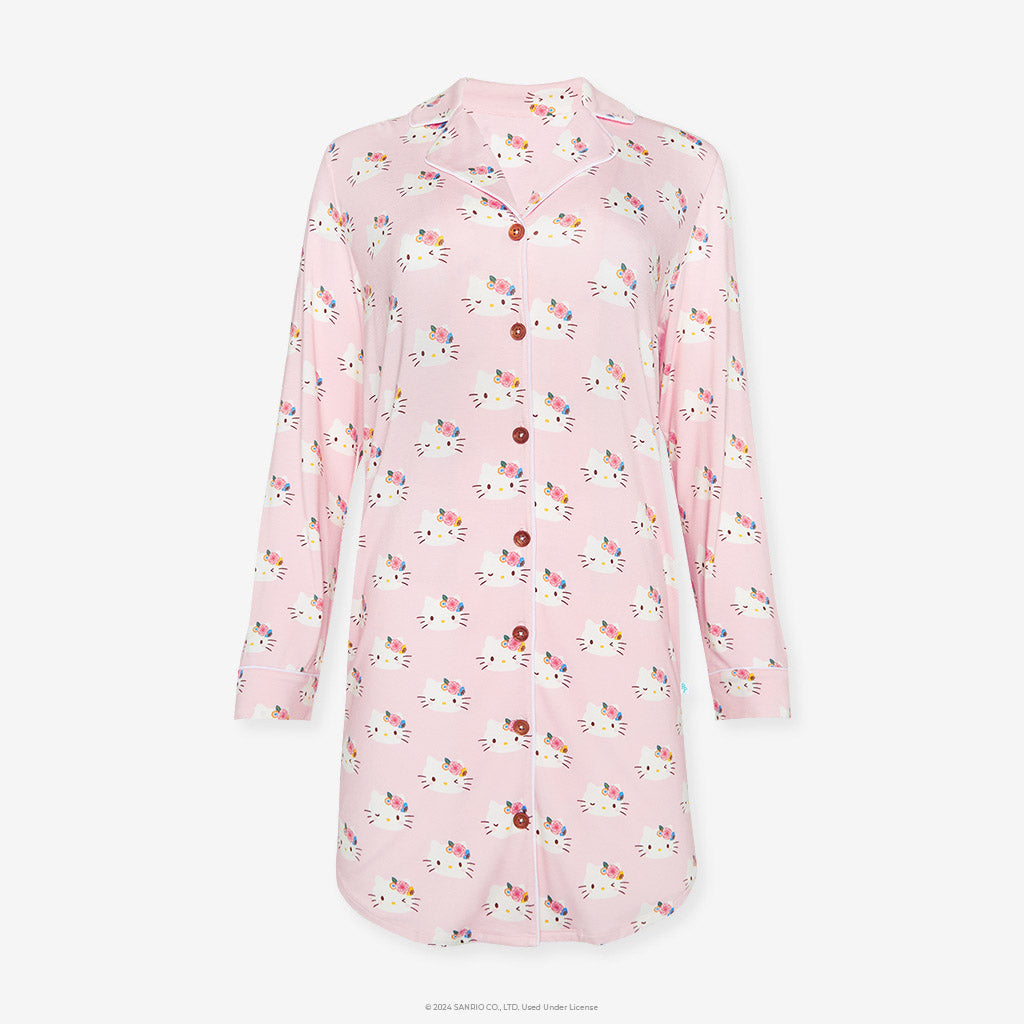Pastel Pink Hello Kitty® Women's Luxe Sleep Shirt