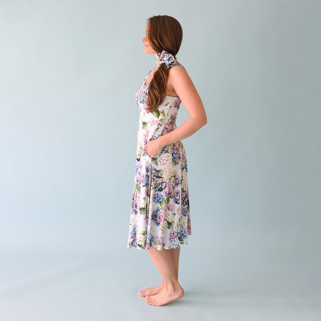 Kara Women's Scoop Midi Dress