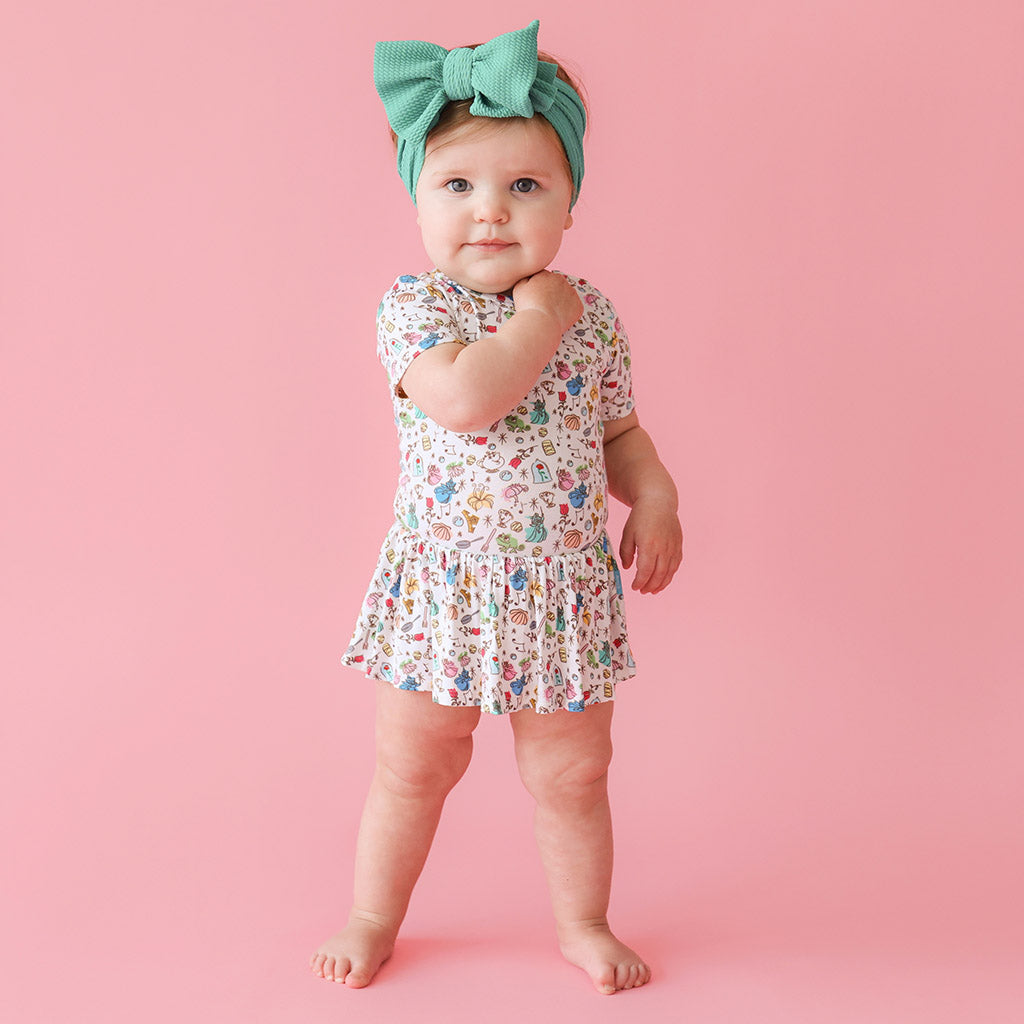Princess Friends Twirl Skirt Bodysuit Dress