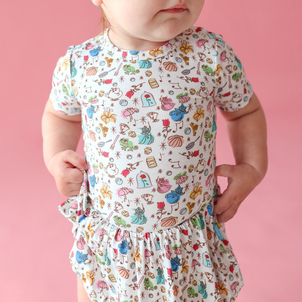 Princess Friends Twirl Skirt Bodysuit Dress