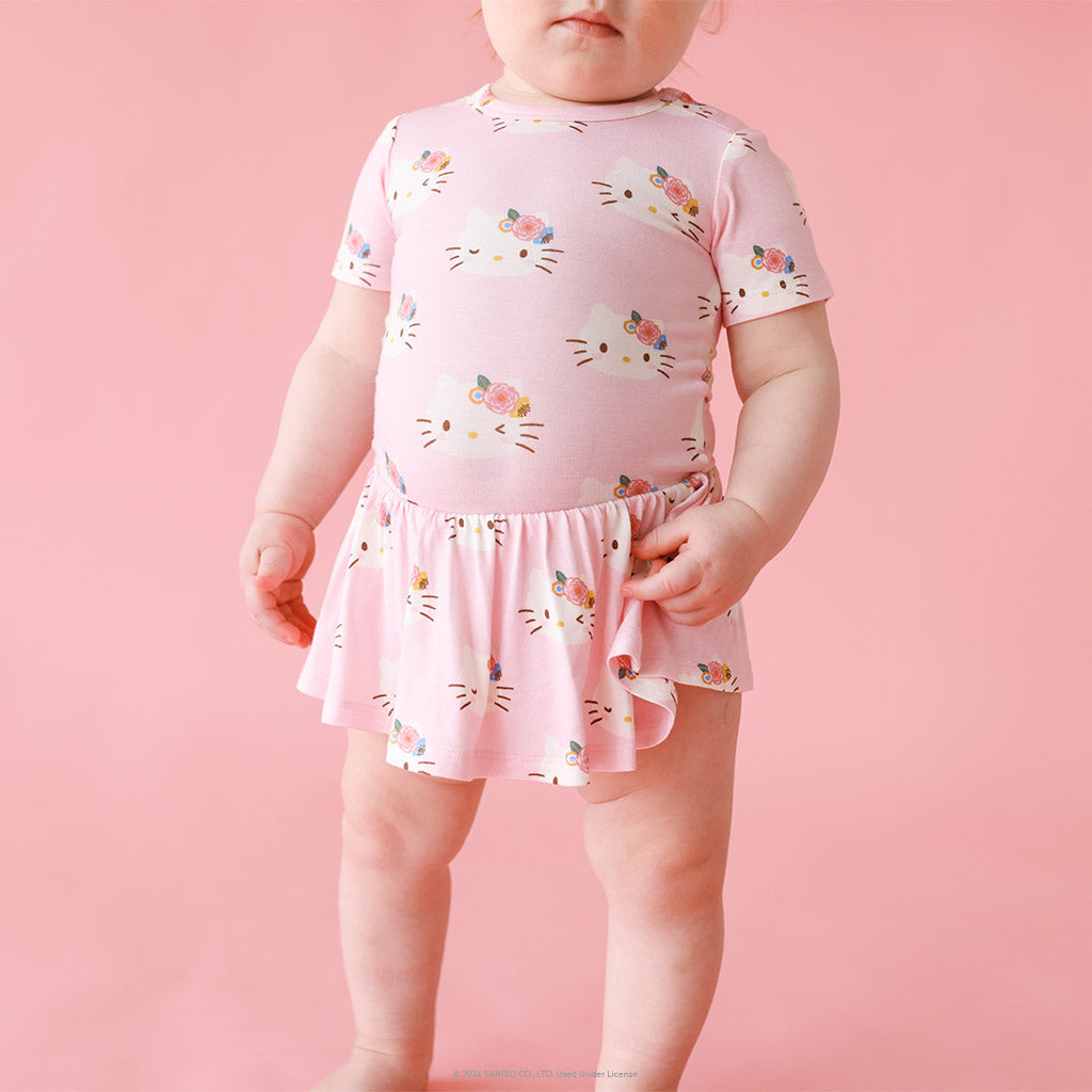 Pastel Pink Hello Kitty® Twirl Skirt Bodysuit Dress