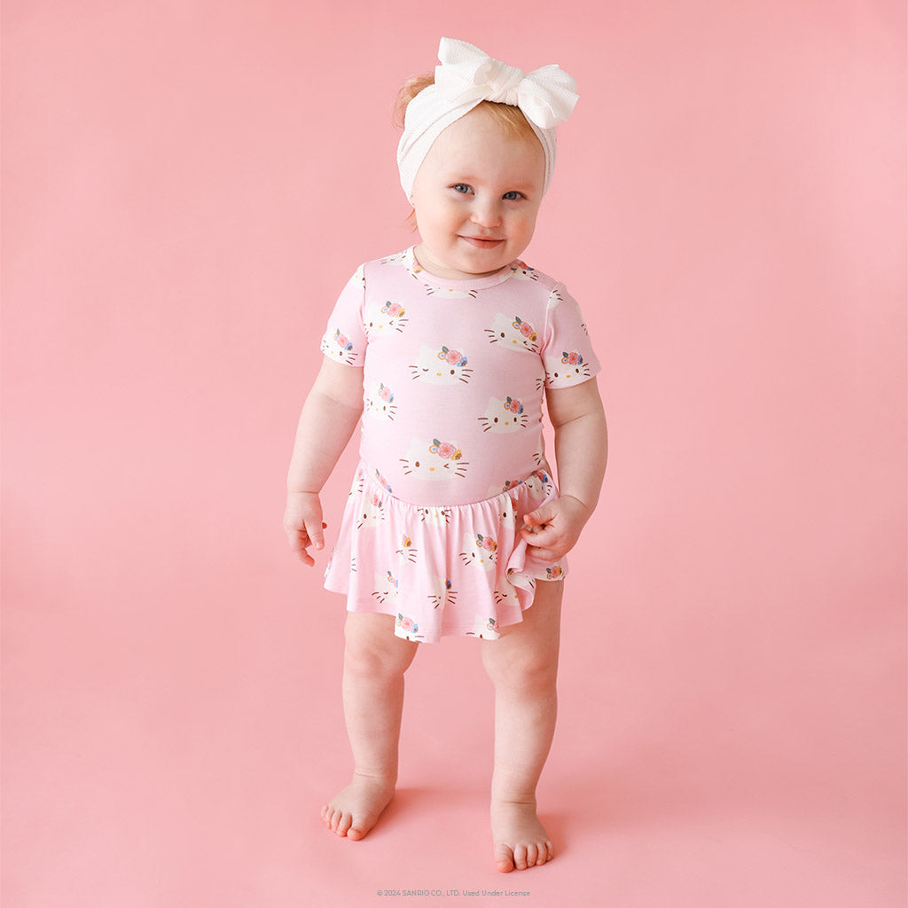 Pastel Pink Hello Kitty® Twirl Skirt Bodysuit Dress