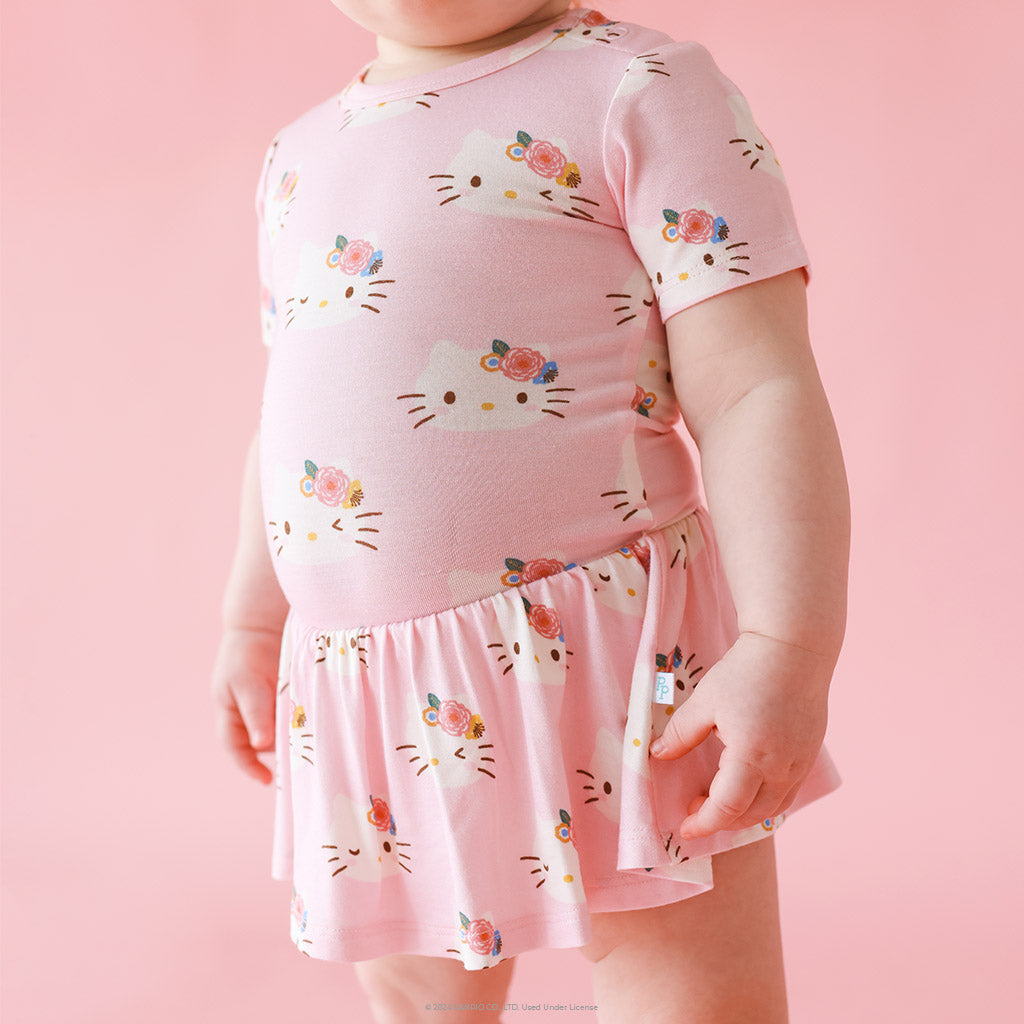 Pastel Pink Hello Kitty® Twirl Skirt Bodysuit Dress