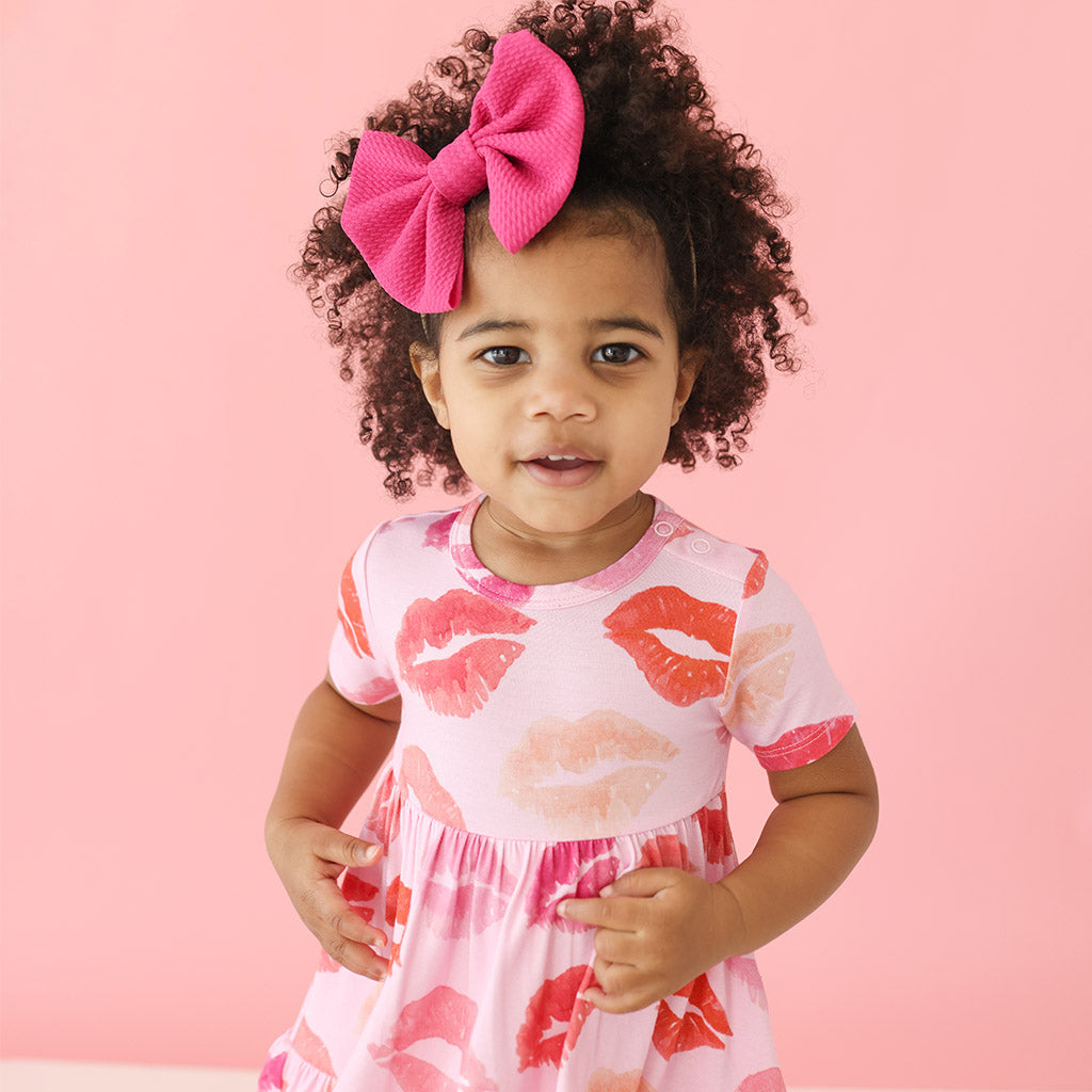 Isabela Ruffled Twirl Bodysuit Dress