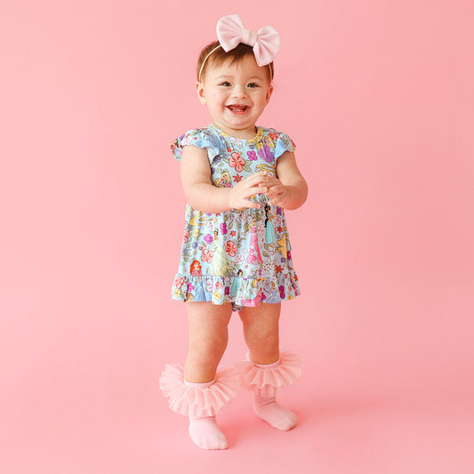 Disney Princesses Ruffled Twirl Bodysuit Dress
