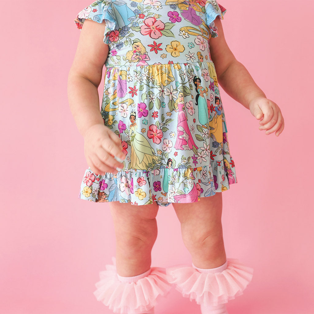 Disney Princesses Ruffled Twirl Bodysuit Dress
