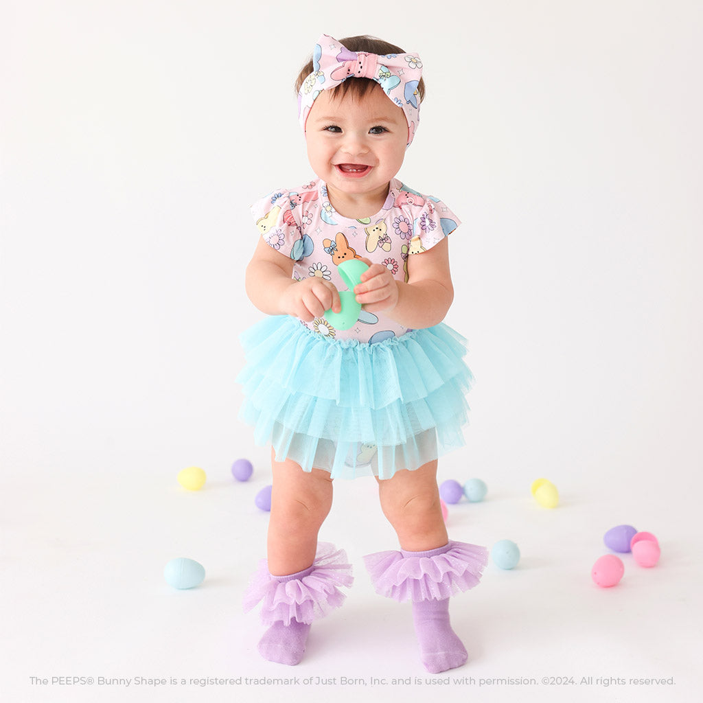 Addison Mae Tulle Bodysuit Dress