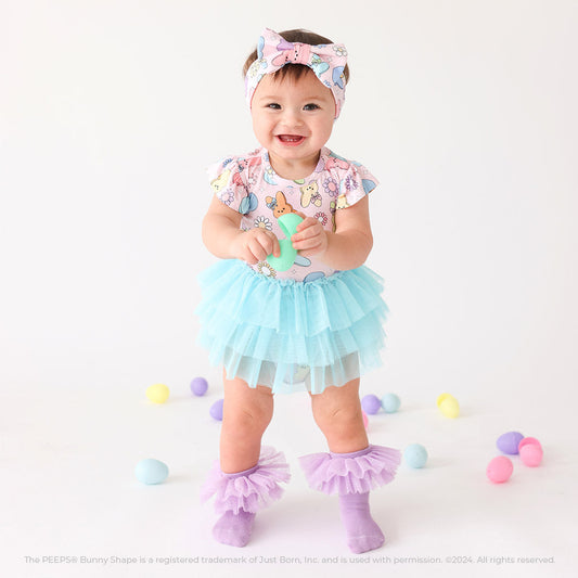 Addison Mae Tulle Bodysuit Dress