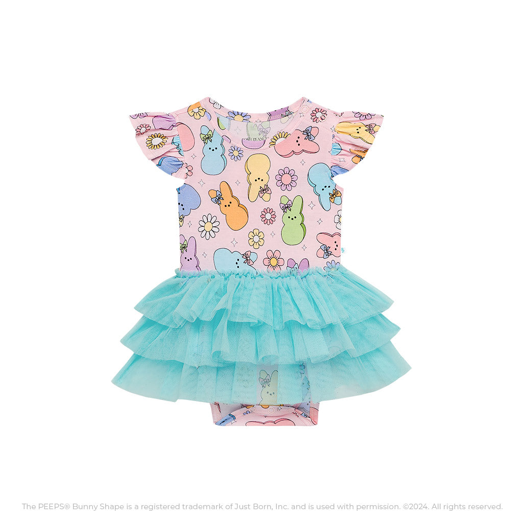 Addison Mae Tulle Bodysuit Dress