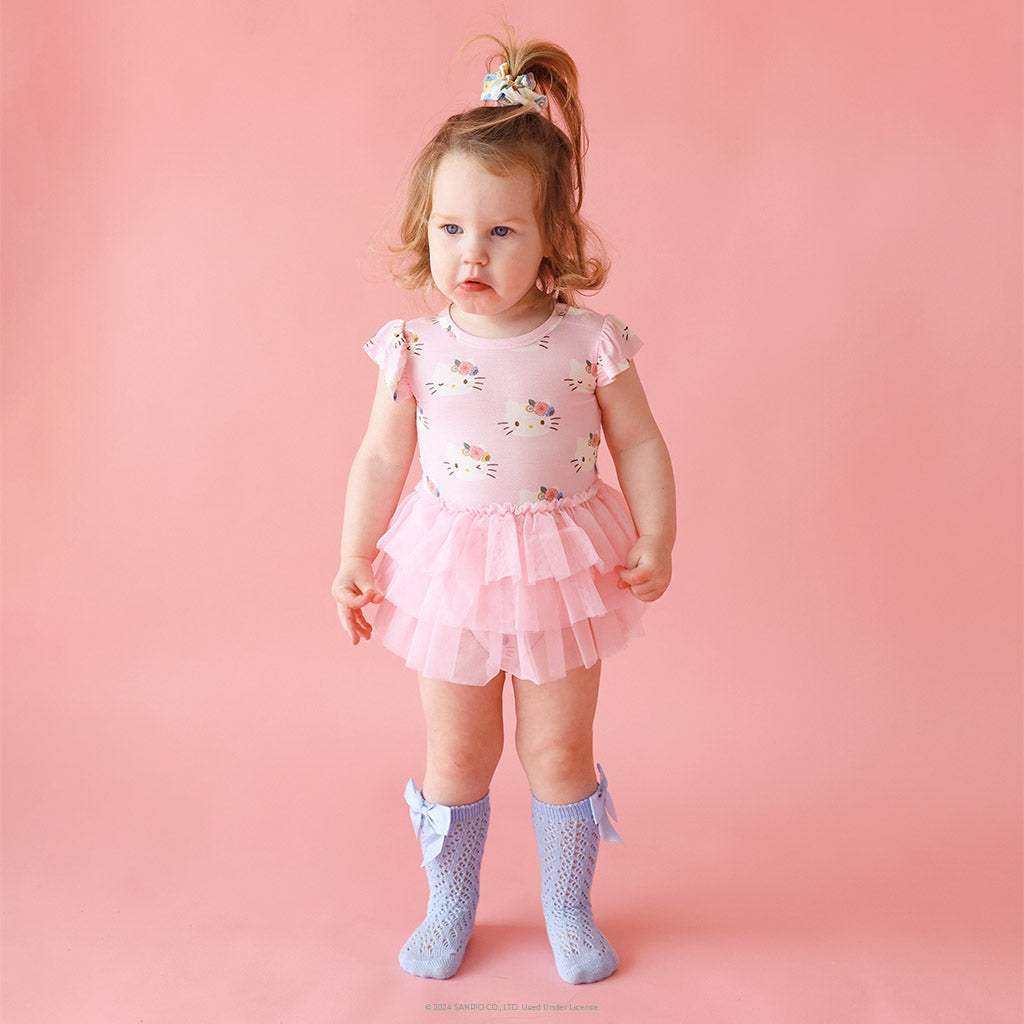 Pastel Pink Hello Kitty® Tulle Bodysuit Dress