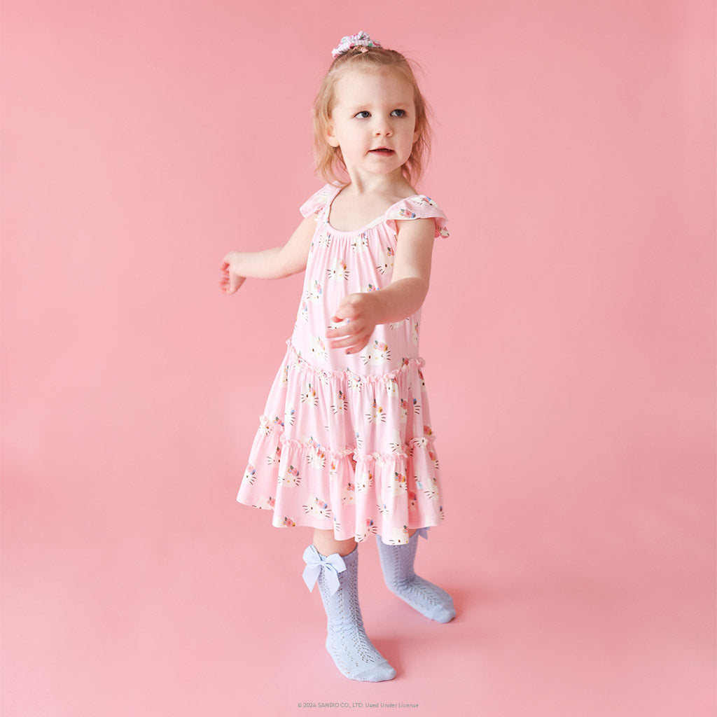 Pastel Pink Hello Kitty® Tiered Dress