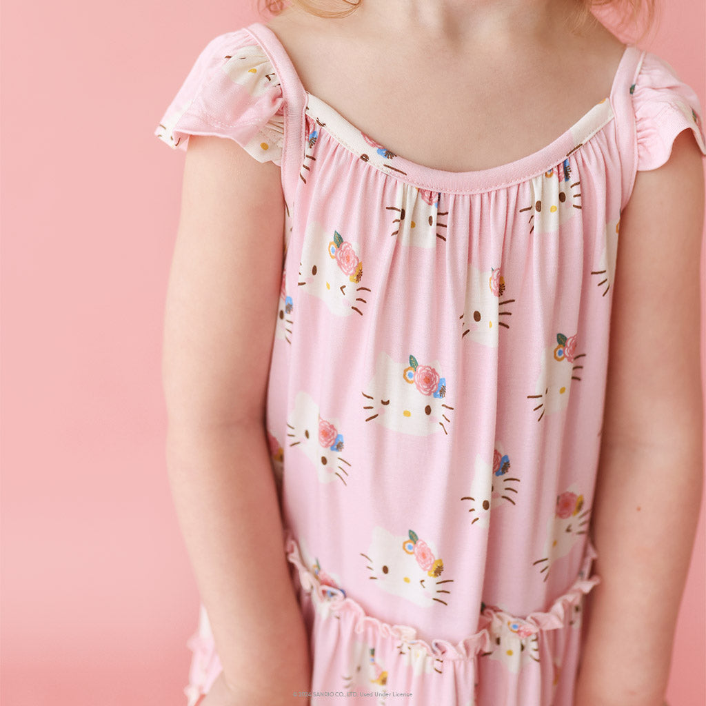 Pastel Pink Hello Kitty® Tiered Dress