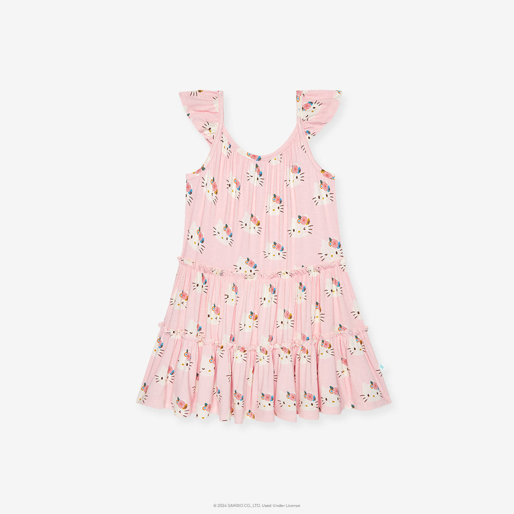 Pastel Pink Hello Kitty® Tiered Dress