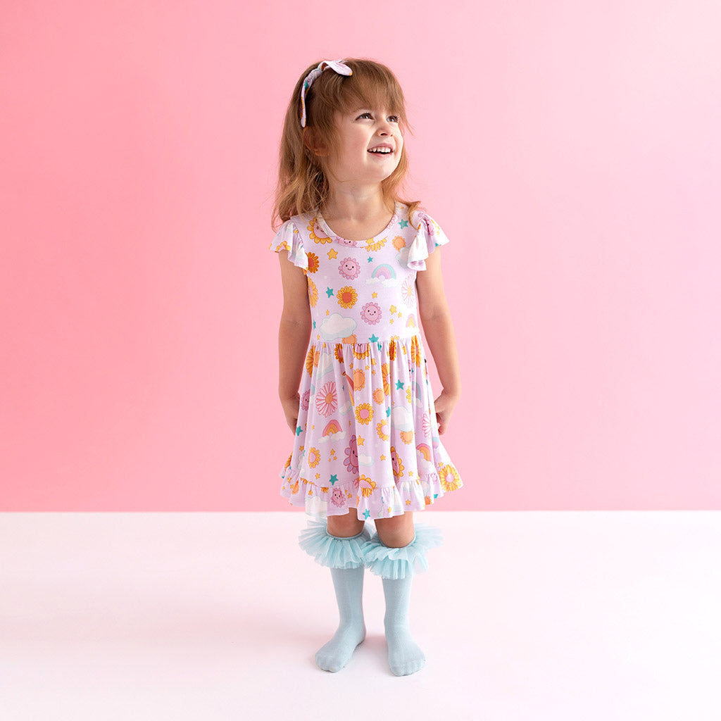 Raya Ruffled Twirl Dress