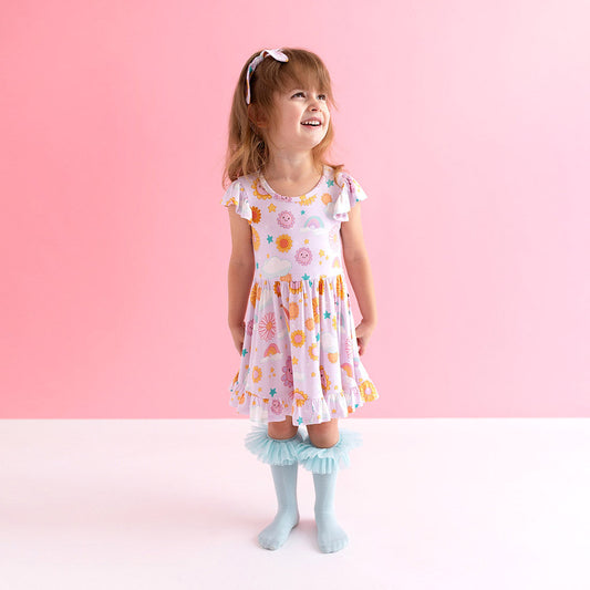 Raya Ruffled Twirl Dress