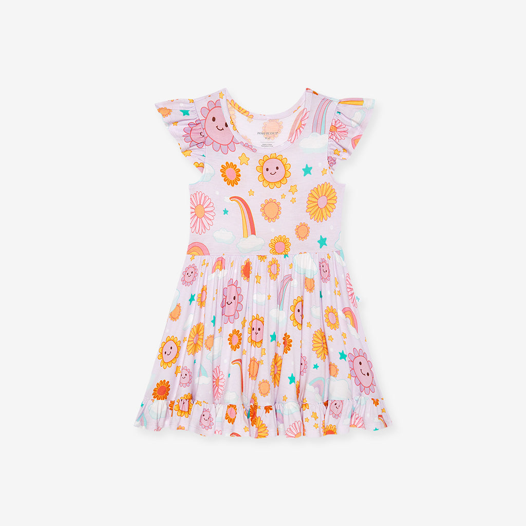 Raya Ruffled Twirl Dress